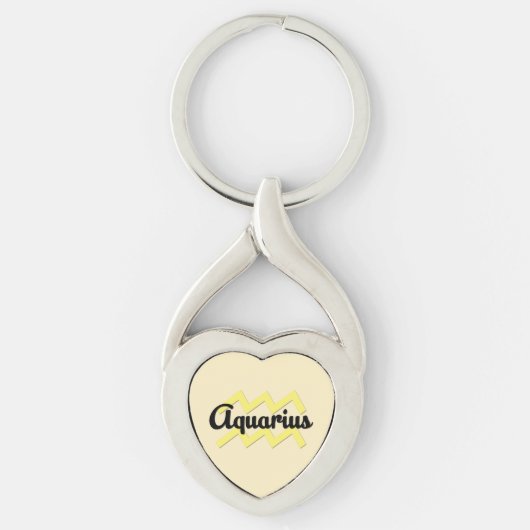 Aquarius Schlüsselanhänger (Vorderseite)