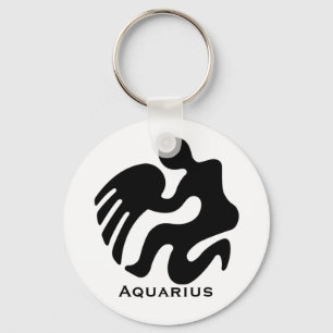 Aquarius-Schlüsselanhänger Schlüsselanhänger
