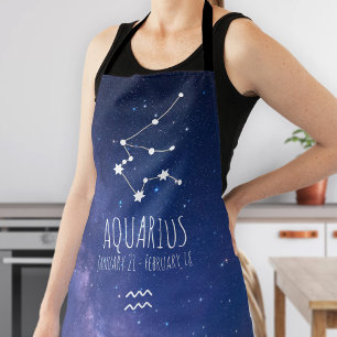 Aquarius Schürze der Personalisierten Sternbilde