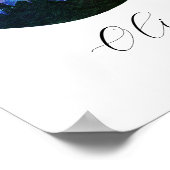 Aquarius Scorpio Personalisierte Paare Horoskop Poster (Ecke)