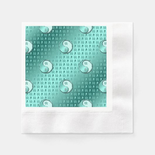 Aquarius Serviette (Vorderseite)