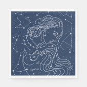 Aquarius Serviette (Vorderseite)