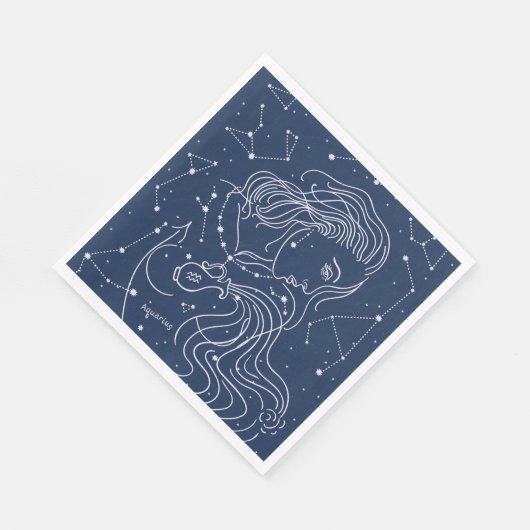 Aquarius Serviette (Ecke)