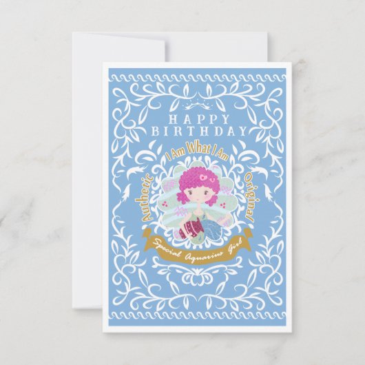 Aquarius Sign Birthday (Vorderseite)