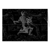 Aquarius Sign Constellation Map von Hevelius (Vorderseite (Horizontal))