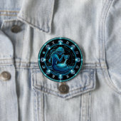 Aquarius signieren schöne digitale Illustration Button (Beispiel)