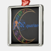 Aquarius Silbernes Ornament (Links)