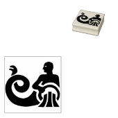 Aquarius Silhouette Briefmarke Gummistempel (Stempel)