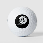 Aquarius-Silhouette Golfball (Vorderseite)