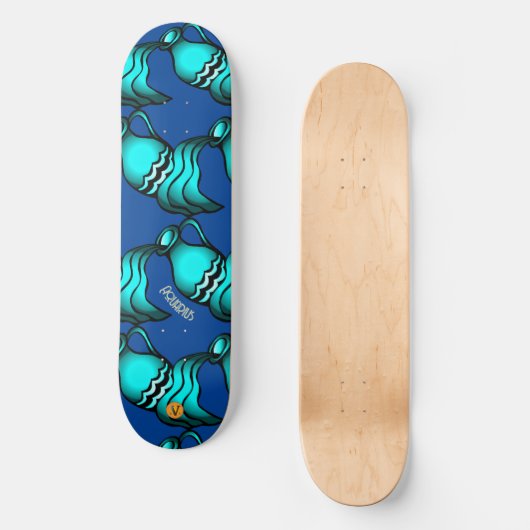 Aquarius Skateboard (Vorderseite)