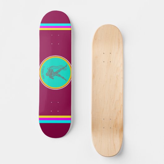 Aquarius Skateboard (Vorderseite)