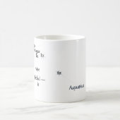 Aquarius Spaß & Inspirierend Design Tägliche Nutzu Kaffeetasse (Mittel)