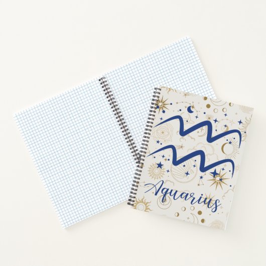 Aquarius Spiral Notebook Notizblock (Innenseite)