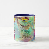 AQUARIUS, STAR TAROT ASTROLOGIE ZODIAC GEBURTSTAG TASSE (Zentrum)