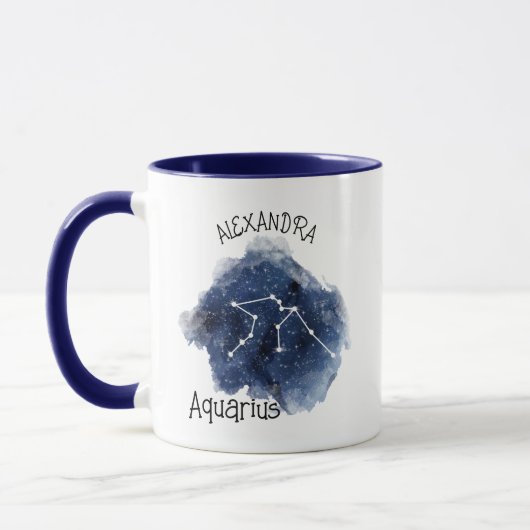 Aquarius Starry Night Constello Tasse (Links)
