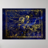 Aquarius-Sternenposter Poster (Vorne)