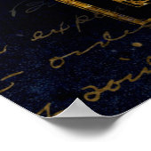 Aquarius-Sternenposter Poster (Ecke)