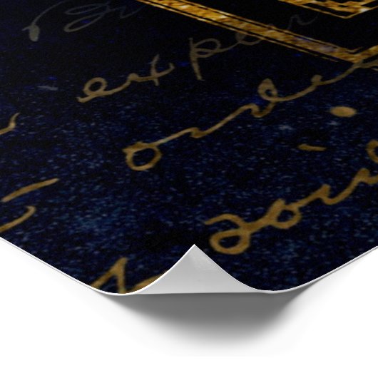 Aquarius-Sternenposter Poster (Ecke)