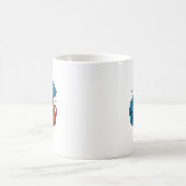 Aquarius-Sternzeichen Cartoon-Illustration Kaffeetasse (Mittel)