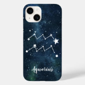 Aquarius | Sternzeichen Case-Mate iPhone Hülle (Rückseite)