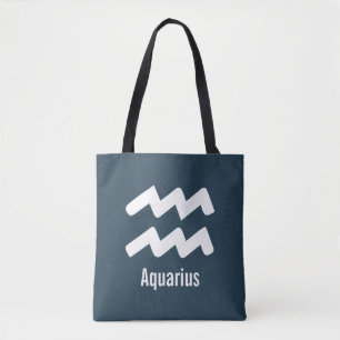 Aquarius-Sternzeichen-Eigenschaften Minimale Astro Tasche