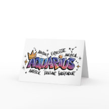 Aquarius-Sternzeichen-Graffiti