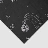 Aquarius-Sternzeichen - Himmels-Wasserträger (1) Seidenpapier (Detail)