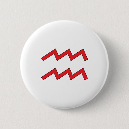 Aquarius, Sternzeichen, Horoskop Button (Vorderseite)