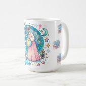 Aquarius Sternzeichen Wassermann Astrologie Kaffeetasse (VorderseiteRechts)