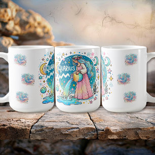 Aquarius Sternzeichen Wassermann Astrologie Kaffeetasse