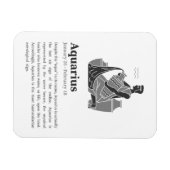 Aquarius-Sternzeichenposter Magnet (Horizontal)