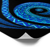 Aquarius-Symbol Poster (Ecke)