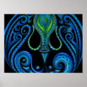 Aquarius-Symbol Poster (Vorne)