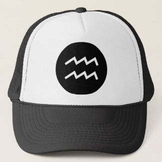 Aquarius-Symbol Truckerkappe