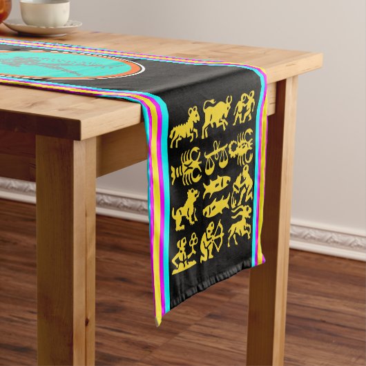 Aquarius Table Runner Kurzer Tischläufer (Beispiel)