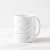Aquarius-Tasse Kaffeetasse (VorderseiteRechts)