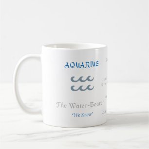 Aquarius-Tasse Kaffeetasse
