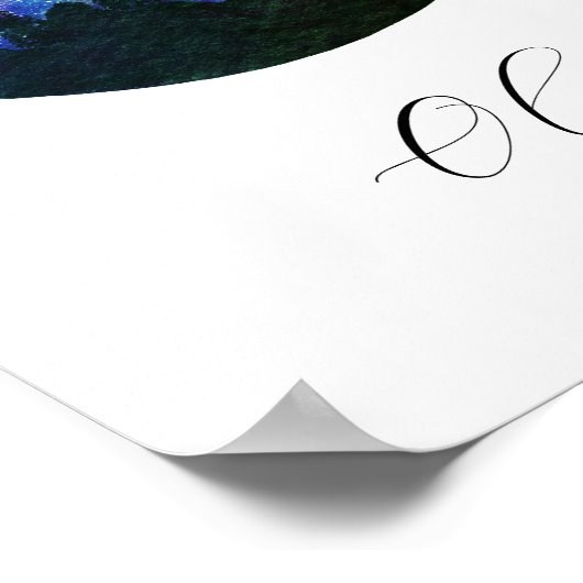 Aquarius Taurus Personalisierte Paare Horoskop Poster (Ecke)