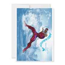 Aquarius Thema Geburtstagseinladung.