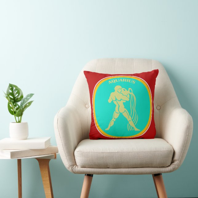 Aquarius Throw Kissen (Stuhl )