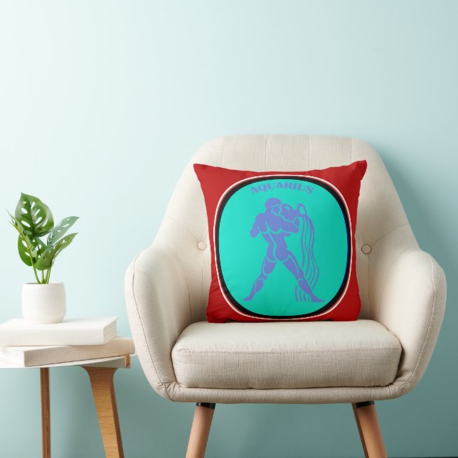 Aquarius Throw Kissen (Stuhl )