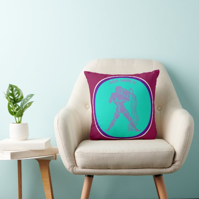 Aquarius Throw Kissen (Stuhl )
