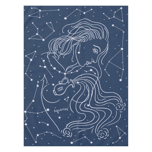 Aquarius Tischdecke (Vorderseite)