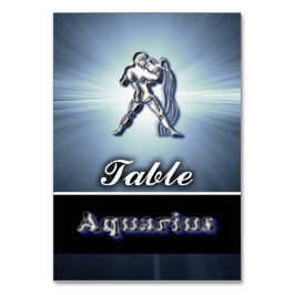 Aquarius Tischnummer