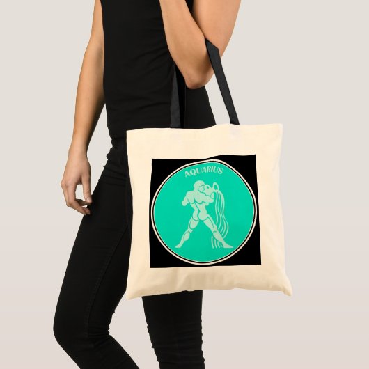 Aquarius Tote Bag Tragetasche (Vorderseite (Produkt))