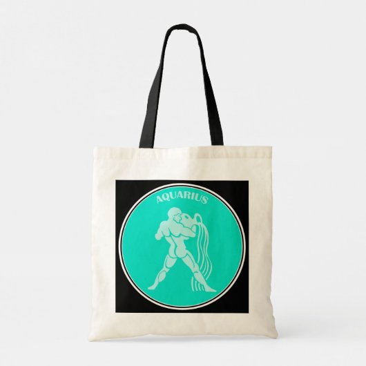 Aquarius Tote Bag Tragetasche (Rückseite)
