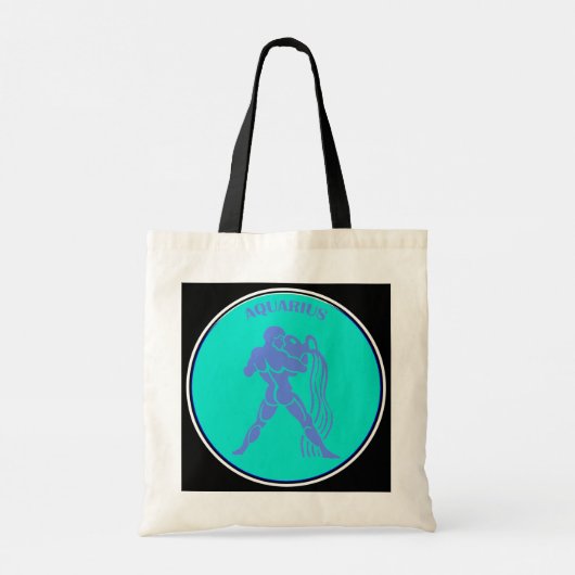 Aquarius Tote Bag Tragetasche (Rückseite)