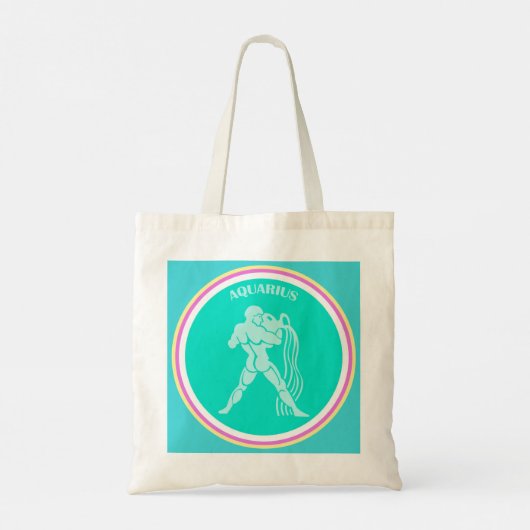Aquarius Tote Bag Tragetasche (Rückseite)