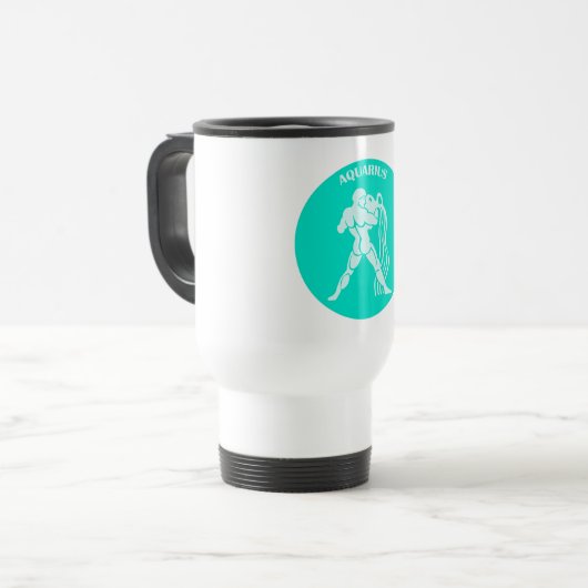 Aquarius Travel Mug Reisebecher (Vorderseite Links)