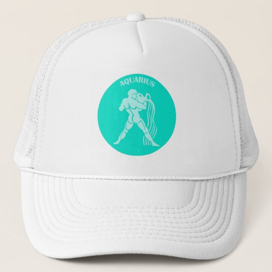 Aquarius Trucker Hat Truckerkappe (Vorderseite)